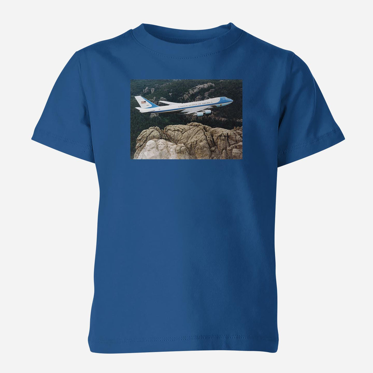 Cruising United States Of America Boeing 747 Designed Children T-Shirts