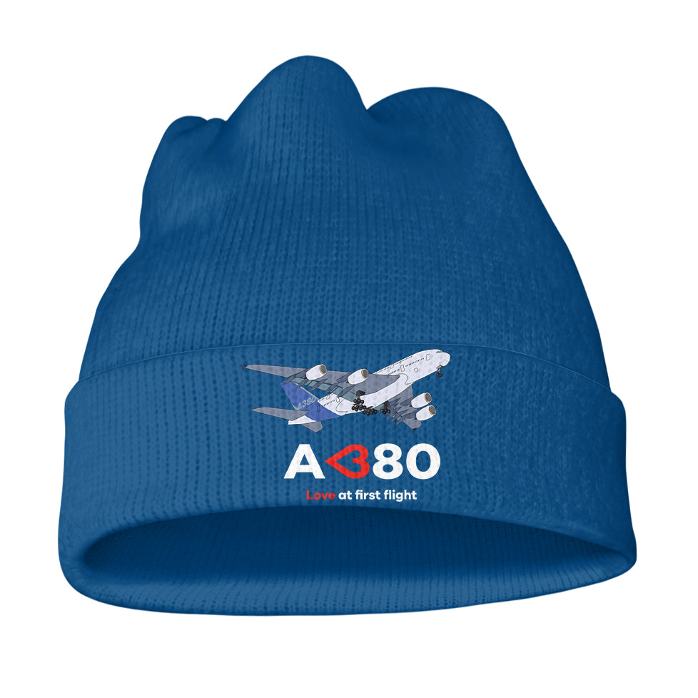 Airbus A380 Love at first flight Knit 3D Beanies