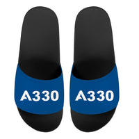 Thumbnail for A330 Flat Text Designed Sport Slippers