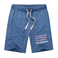 Thumbnail for I Fix Airplanes Designed Cotton Shorts