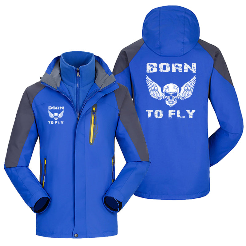 Born To Fly SKELETON Designed Thick Skiing Jackets