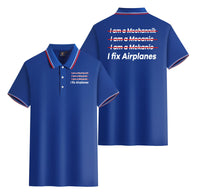 Thumbnail for I Fix Airplanes Designed Stylish Polo T-Shirts (Double-Side)