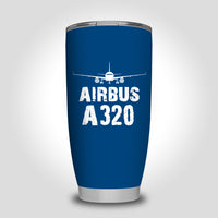 Thumbnail for Airbus A320 & Plane Designed Tumbler Travel Mugs