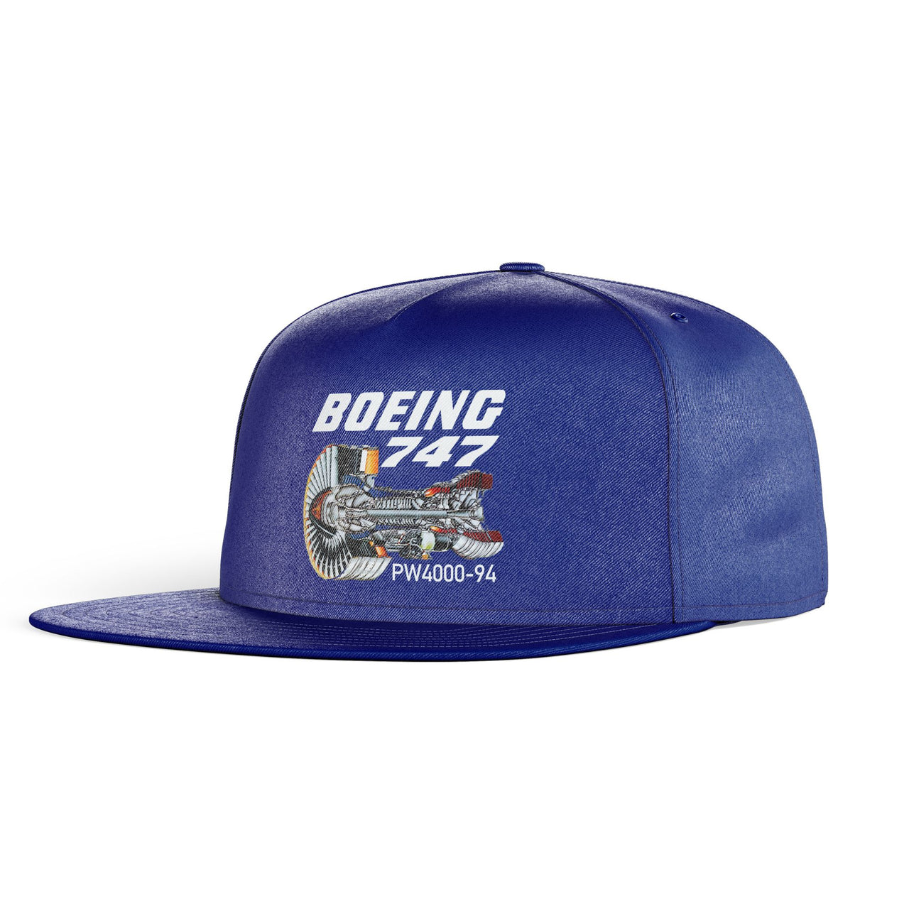 Boeing 747 & PW4000-94 Engine Designed Snapback Caps & Hats