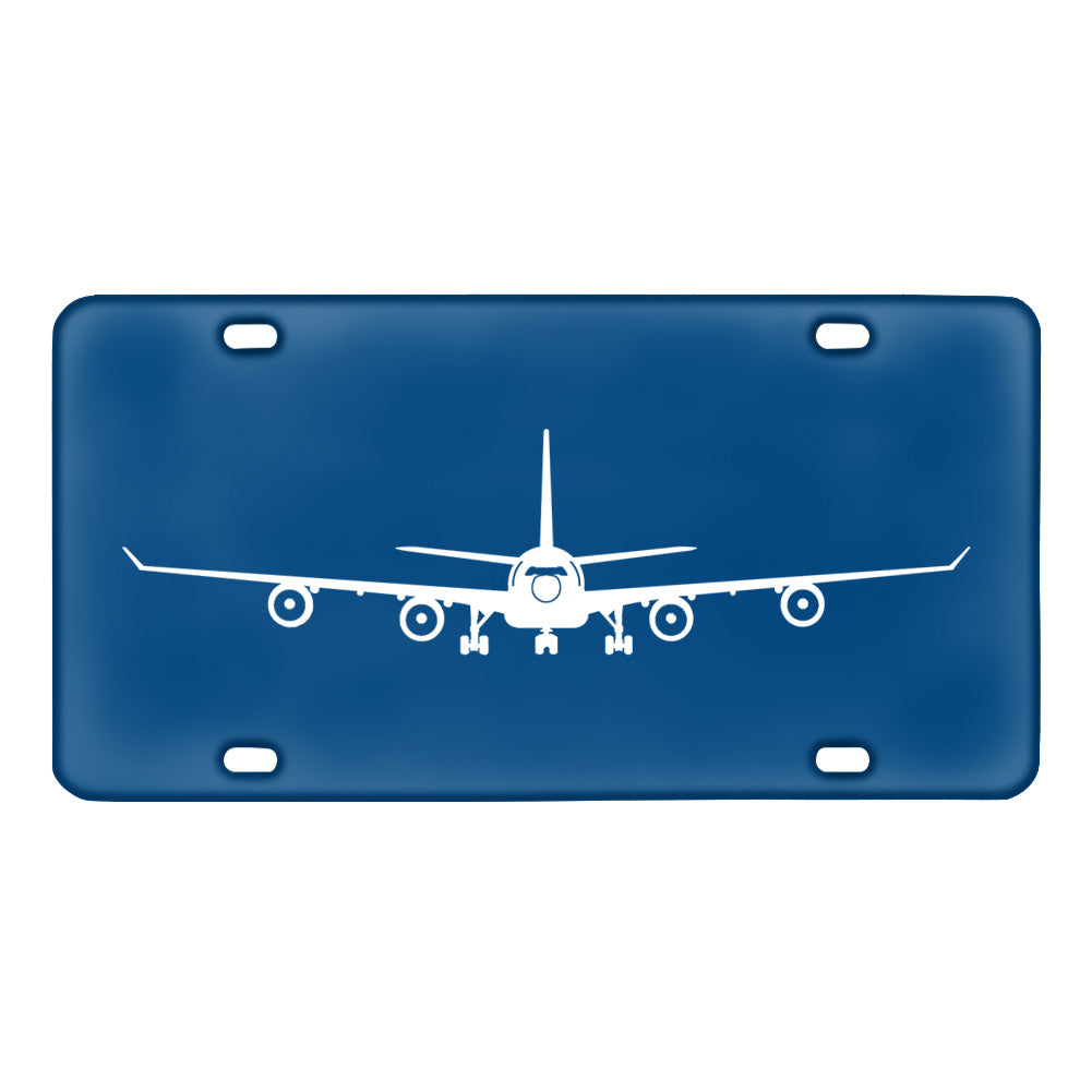 Airbus A340 Silhouette Designed Metal (License) Plates