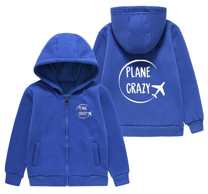 Plane Crazy Designed "CHILDREN" Zipped Hoodies