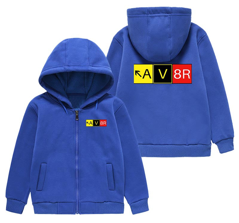 AV8R Designed "CHILDREN" Zipped Hoodies