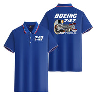 Thumbnail for Boeing 747 & PW4000-94 Engine Designed Stylish Polo T-Shirts (Double-Side)