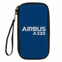 Thumbnail for Airbus A320 & Text Designed Travel Cases & Wallets