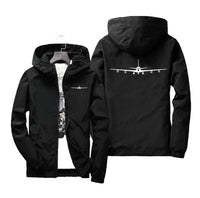 Thumbnail for Boeing 707 Silhouette Designed Windbreaker Jackets