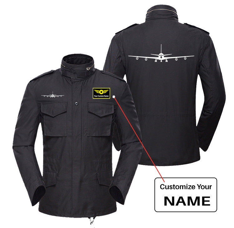 Boeing 707 Silhouette Designed Military Coats