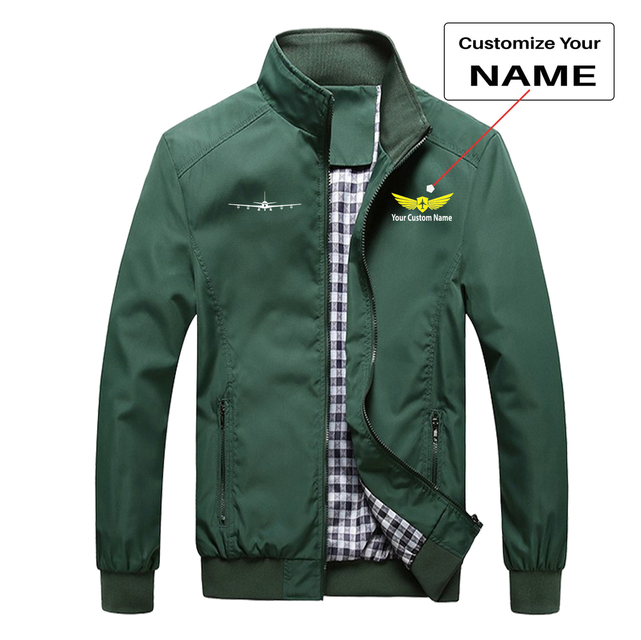 Boeing 707 Silhouette Designed Stylish Jackets