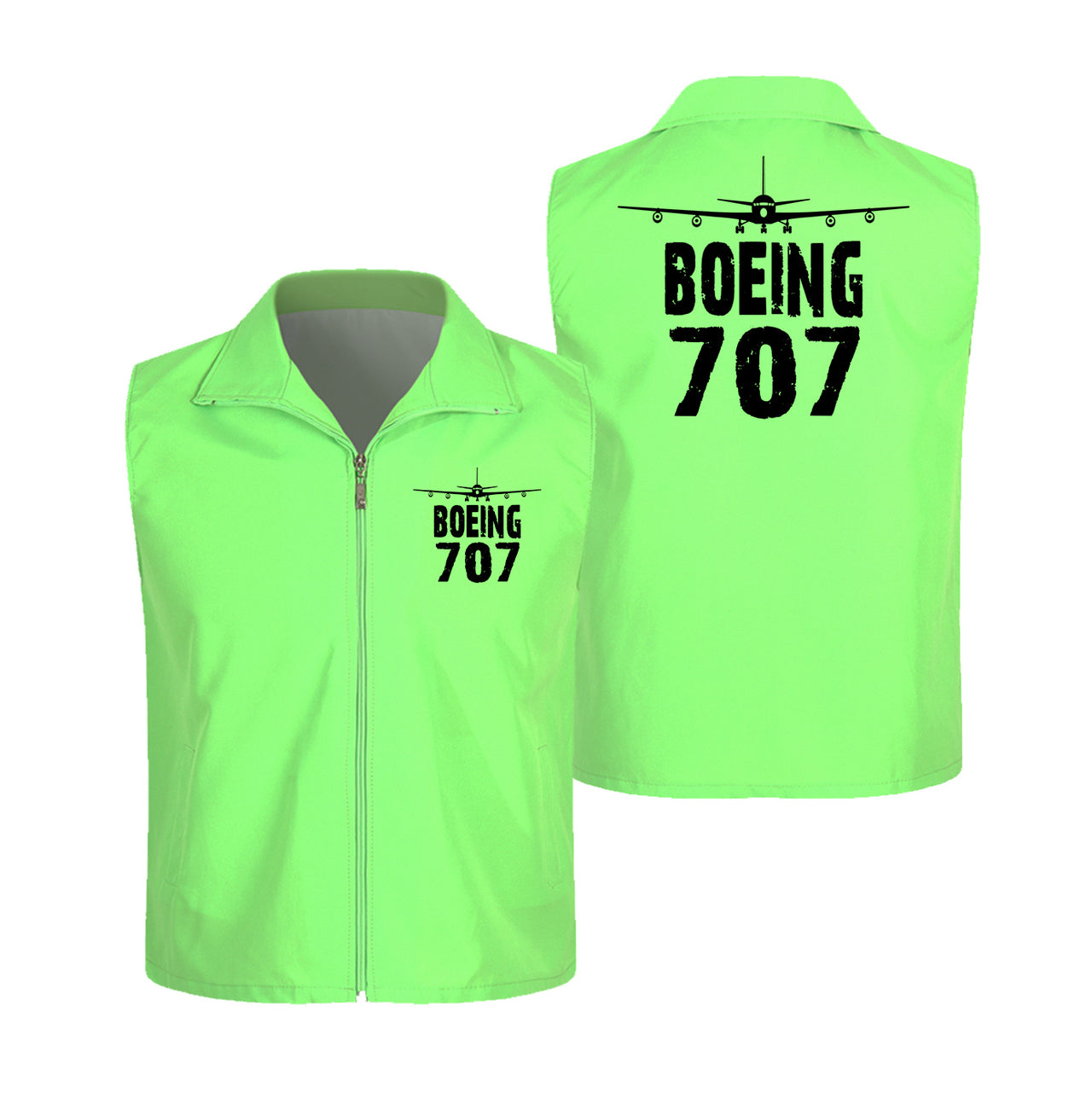 Boeing 707 & Plane Designed Thin Style Vests