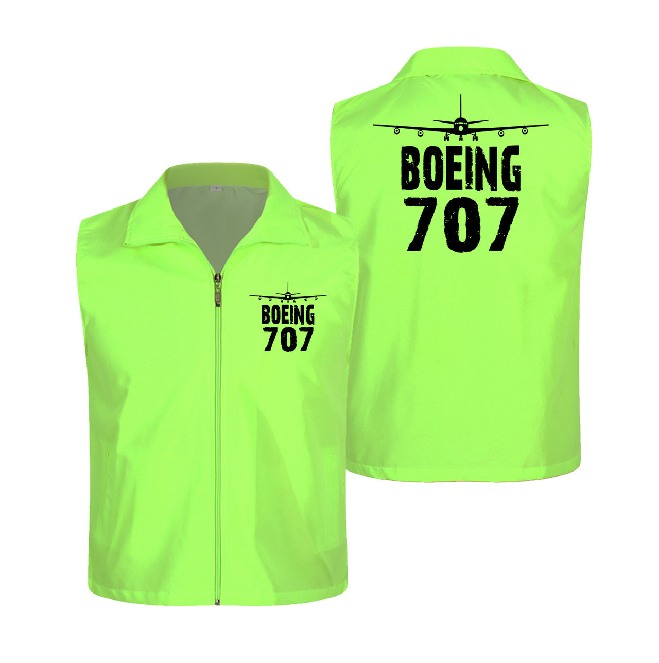 Boeing 707 & Plane Designed Thin Style Vests