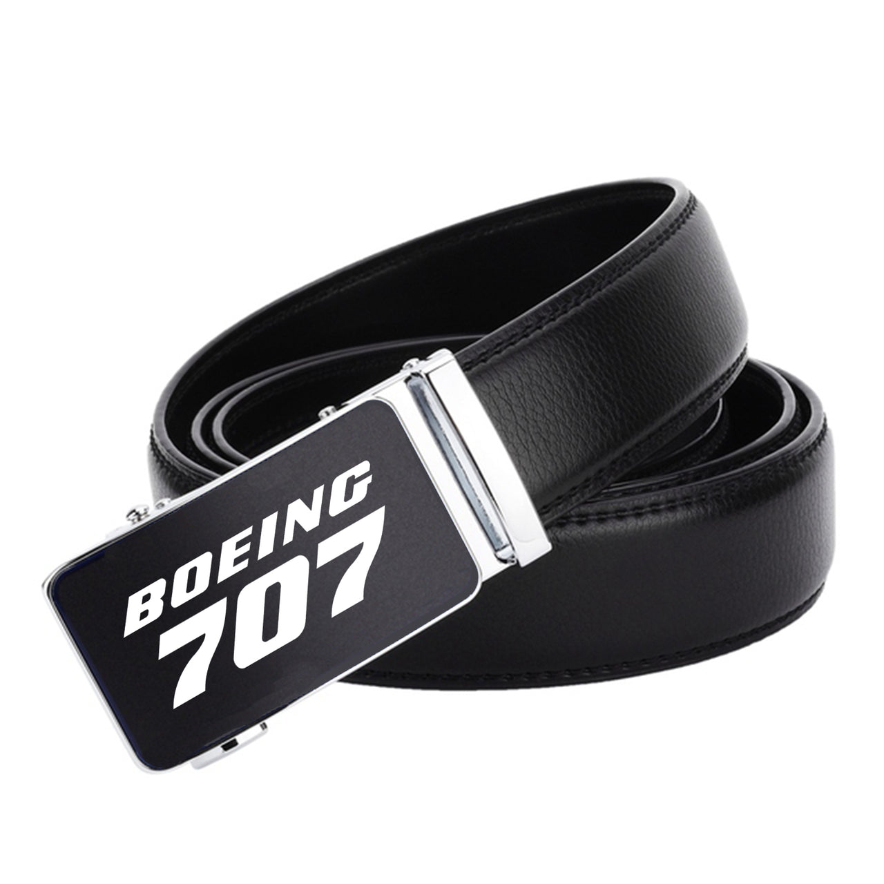 Boeing 707 & Text Designed Men Belts