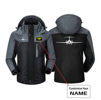 Thumbnail for Boeing 717 Silhouette Designed Thick Winter Jackets