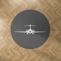 Thumbnail for Boeing 717 Silhouette Designed Carpet & Floor Mats (Round)