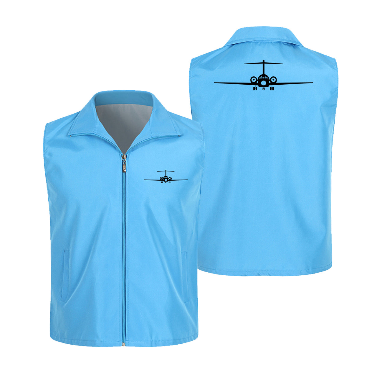 Boeing 717 Silhouette Designed Thin Style Vests