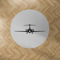 Thumbnail for Boeing 717 Silhouette Designed Carpet & Floor Mats (Round)