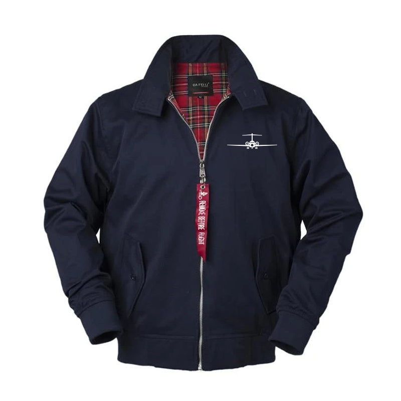 Boeing 717 Silhouette Designed Vintage Style Jackets