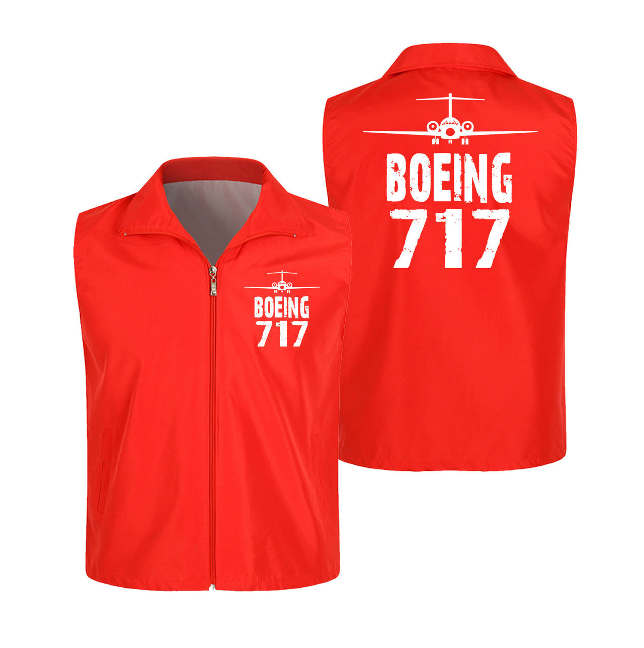 Boeing 717 & Plane Designed Thin Style Vests