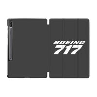 Thumbnail for Boeing 717 & Text Designed Samsung Tablet Cases