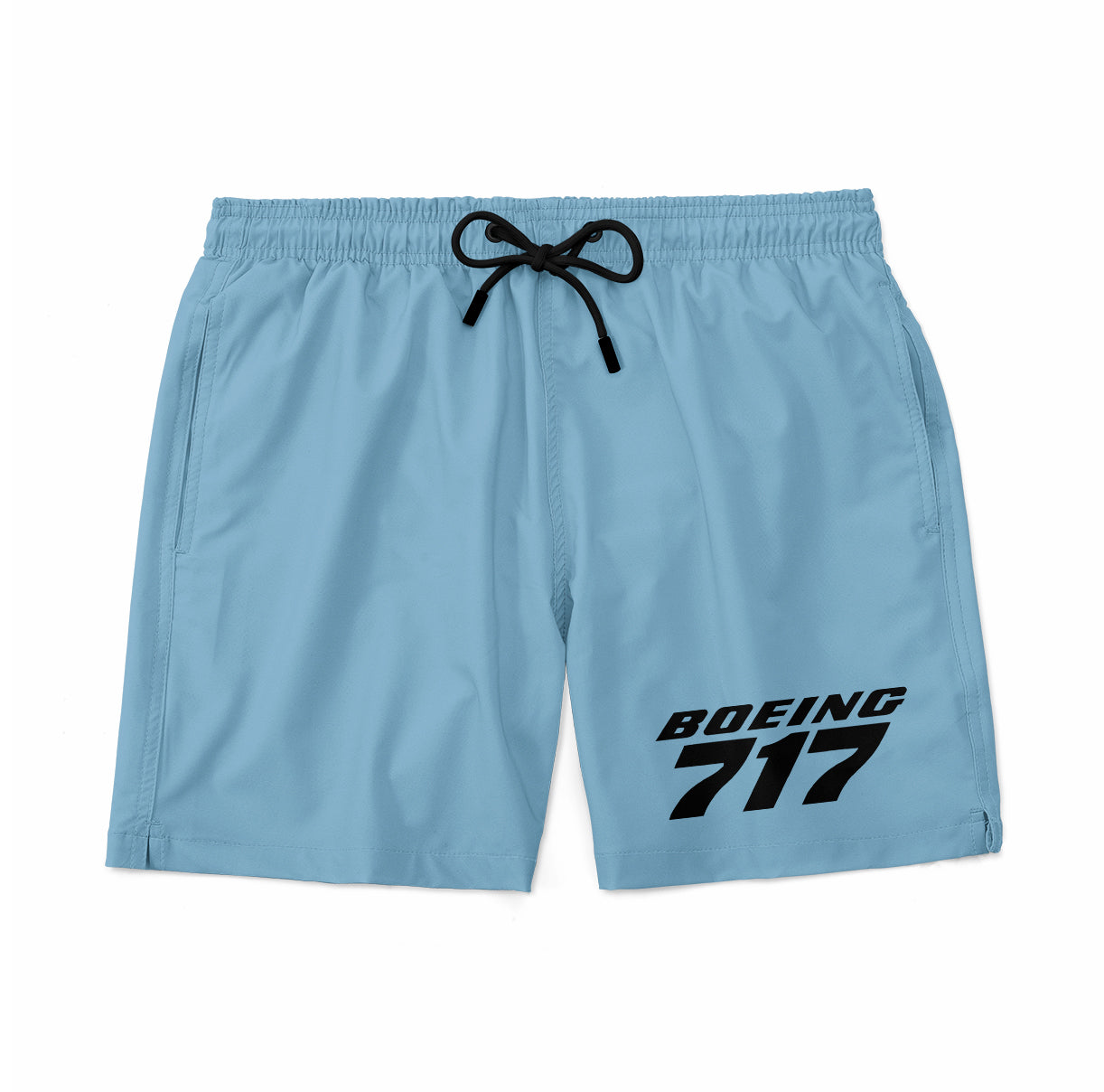 Boeing 717 & Text Designed Swim Trunks & Shorts