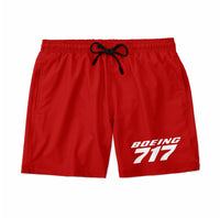 Thumbnail for Boeing 717 & Text Designed Swim Trunks & Shorts