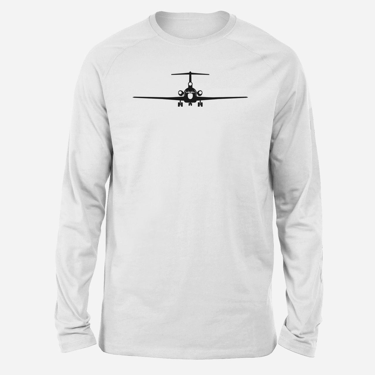 Boeing 727 Silhouette Designed Long-Sleeve T-Shirts