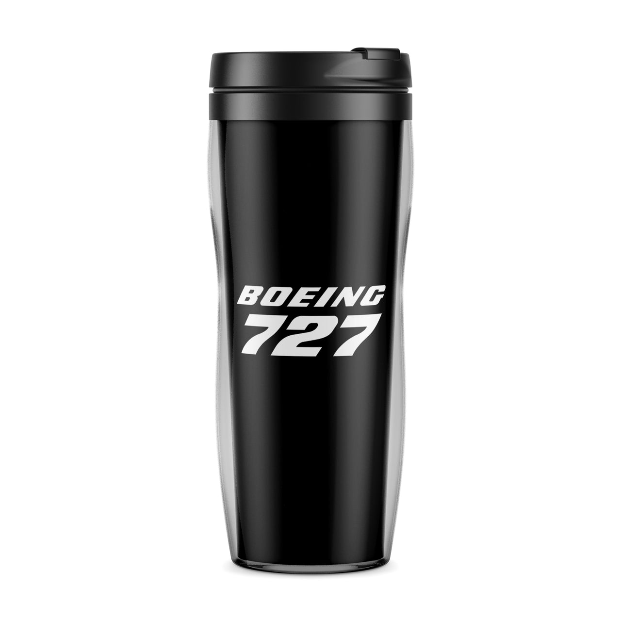 Boeing 727 & Text Designed Travel Mugs