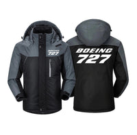 Thumbnail for Boeing 727 & Text Designed Thick Winter Jackets