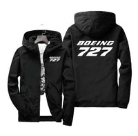 Thumbnail for Boeing 727 & Text Designed Windbreaker Jackets