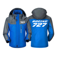 Thumbnail for Boeing 727 & Text Designed Thick Winter Jackets