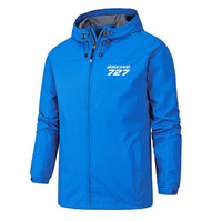 Thumbnail for Boeing 727 & Text Designed Rain Jackets & Windbreakers