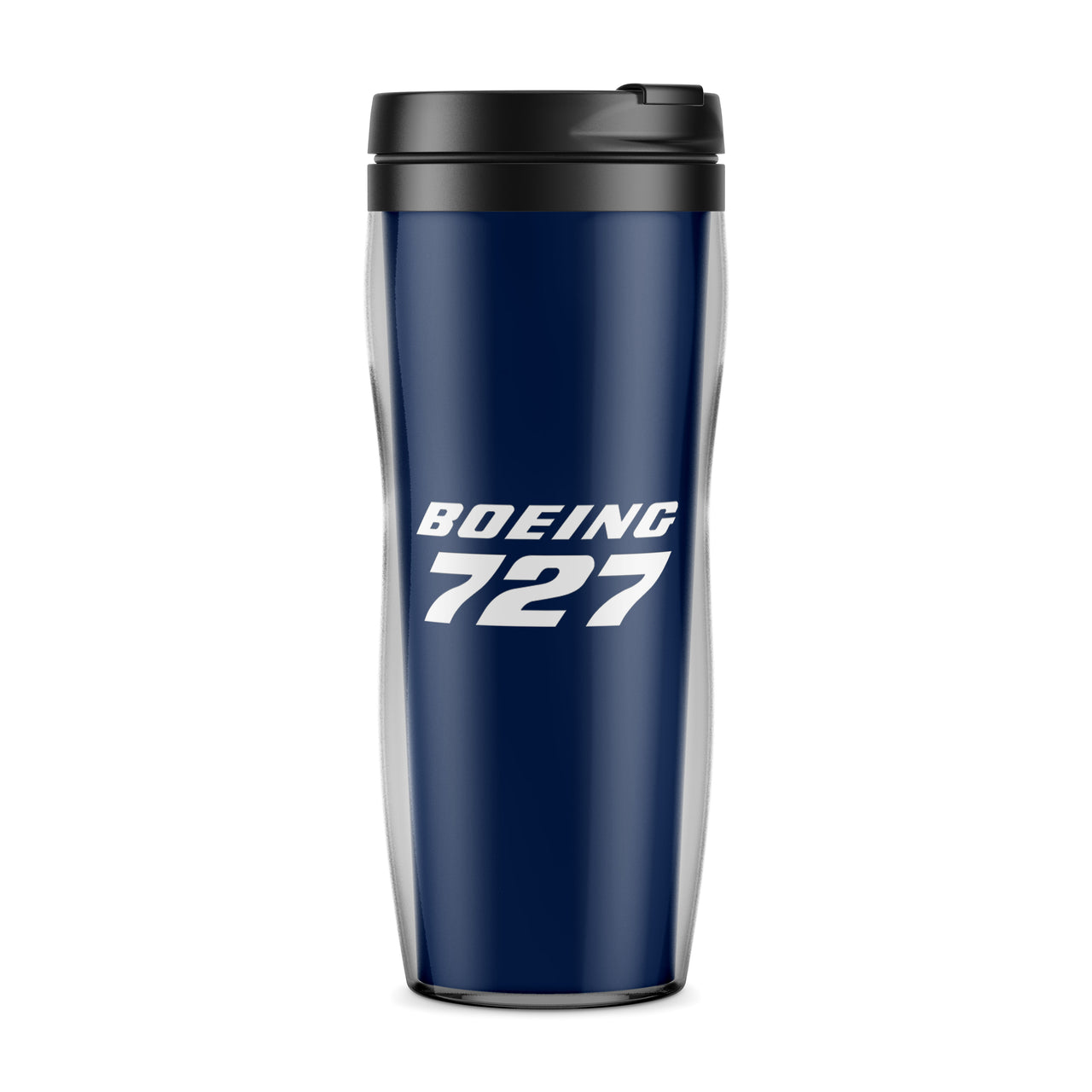 Boeing 727 & Text Designed Travel Mugs