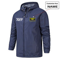 Thumbnail for Boeing 727 & Text Designed Rain Jackets & Windbreakers