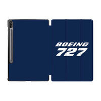Thumbnail for Boeing 727 & Text Designed Samsung Tablet Cases