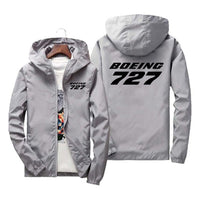 Thumbnail for Boeing 727 & Text Designed Windbreaker Jackets