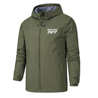 Thumbnail for Boeing 727 & Text Designed Rain Jackets & Windbreakers