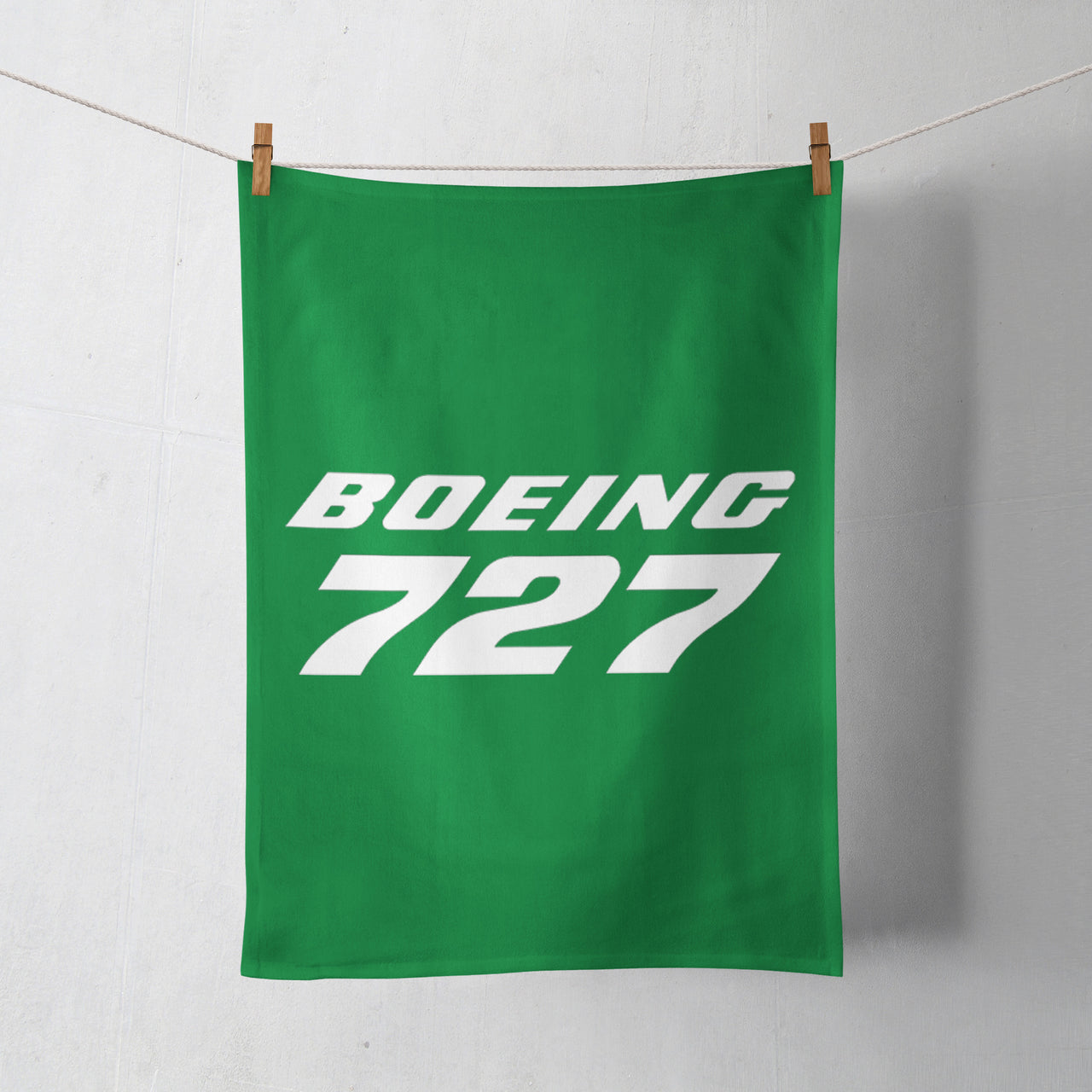 Boeing 727 & Text Designed Towels