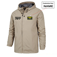 Thumbnail for Boeing 727 & Text Designed Rain Jackets & Windbreakers