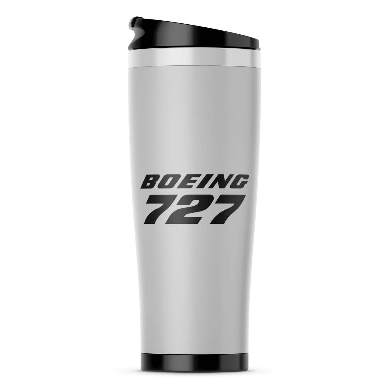 Boeing 727 & Text Designed Travel Mugs