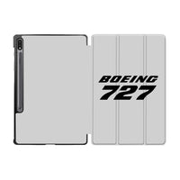 Thumbnail for Boeing 727 & Text Designed Samsung Tablet Cases