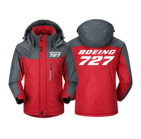 Thumbnail for Boeing 727 & Text Designed Thick Winter Jackets