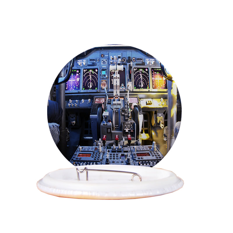 Boeing 737 Cockpit Designed Pins – Aviation Shop