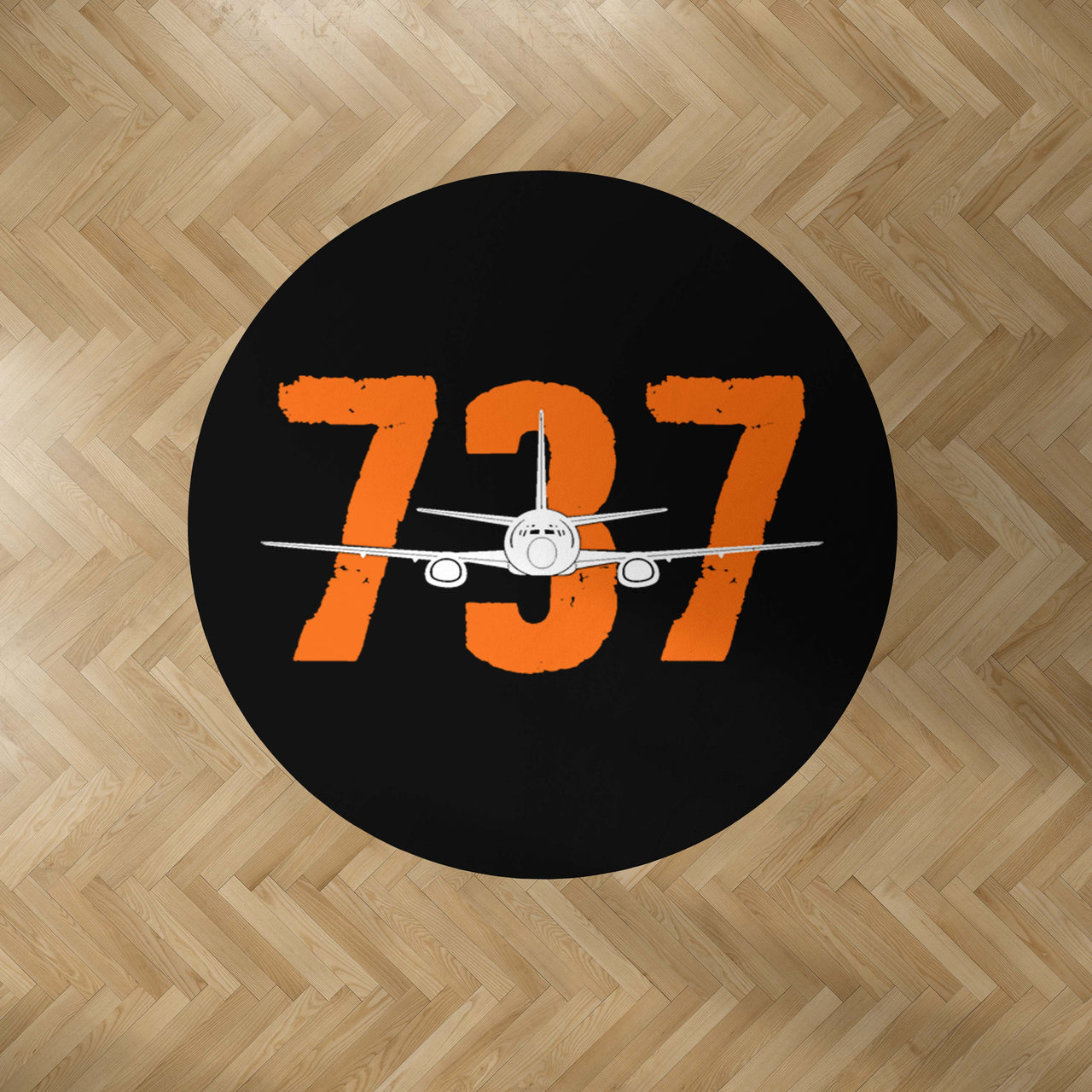 Boeing 737 Designed Carpet & Floor Mats (Round)