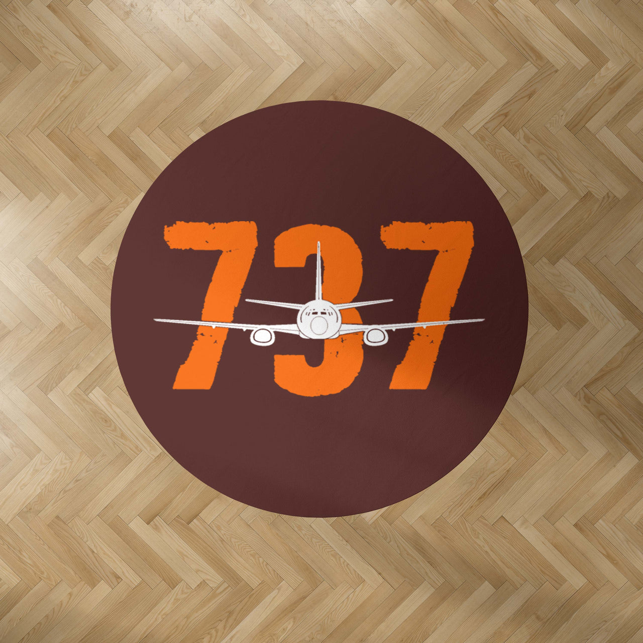 Boeing 737 Designed Carpet & Floor Mats (Round)