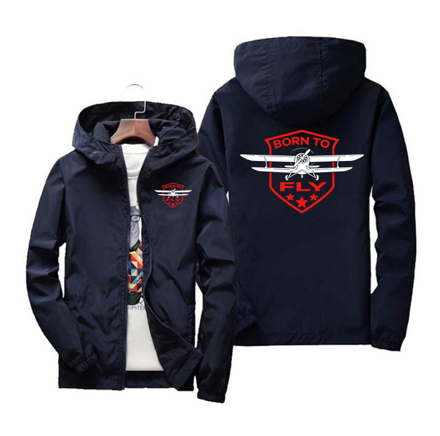 Born To Fly 2 Designed Windbreaker Jackets