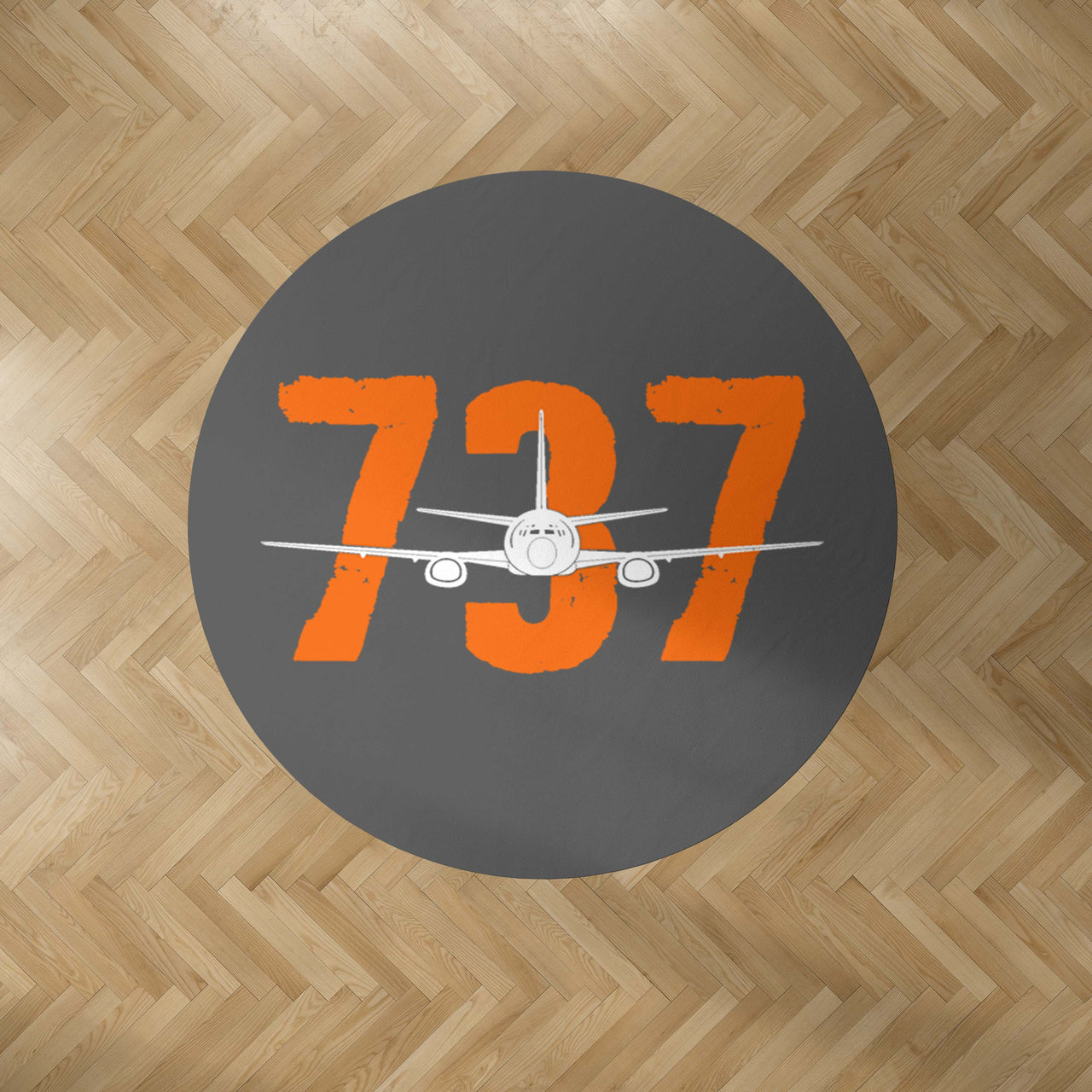 Boeing 737 Designed Carpet & Floor Mats (Round)