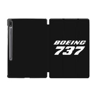 Thumbnail for Boeing 737 & Text Designed Samsung Tablet Cases